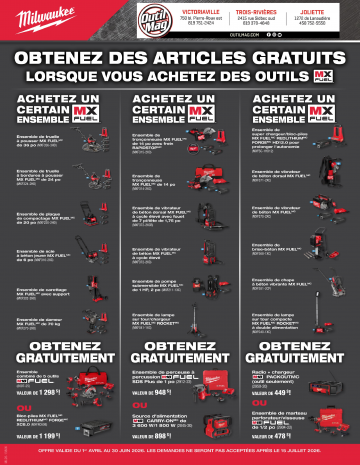 MILWAUKEE<br>Promotion MX FUEL